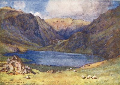 District des Lacs : Seathwaite Tarn, vallée de Duddon - Alfred Heaton Cooper