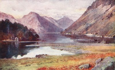 District des Lacs : Wastwater, depuis Strands - Alfred Heaton Cooper