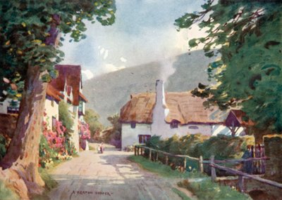 Village de Luccombe - Alfred Heaton Cooper