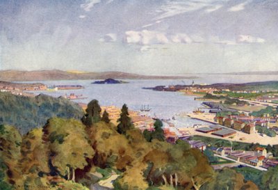 Sundsvall, un grand port de bois de la Baltique - Alfred Heaton Cooper