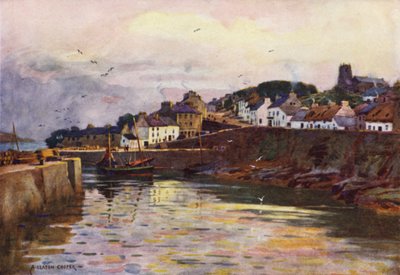 Le port, Roundstone, comté de Galway - Alfred Heaton Cooper