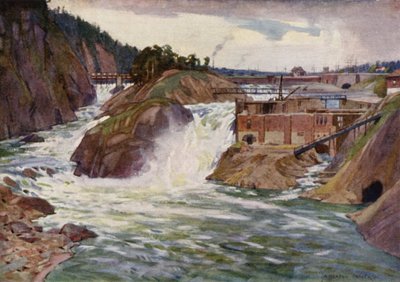 Les chutes de Trollhattan - Alfred Heaton Cooper