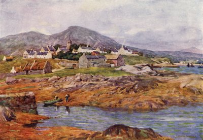 Le village de Roundstone, comté de Galway - Alfred Heaton Cooper