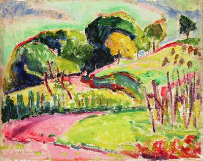 Paysage avec collines - Alfred Henry Maurer