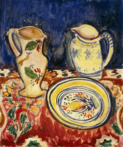 Nature morte avec poterie bretonne, - Alfred Henry Maurer