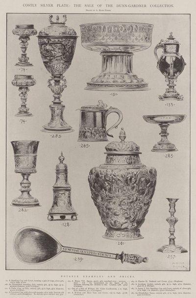 Argenterie coûteuse, la vente de la collection Dunn-Gardner - Alfred Hugh Fisher
