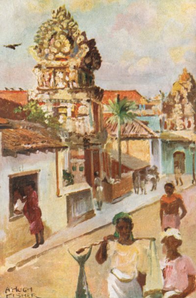 Temples hindous, Colombo - Alfred Hugh Fisher
