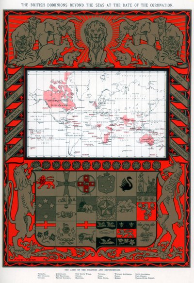 Les dominions britanniques au-delà des mers à la date du couronnement - Alfred Hugh Fisher
