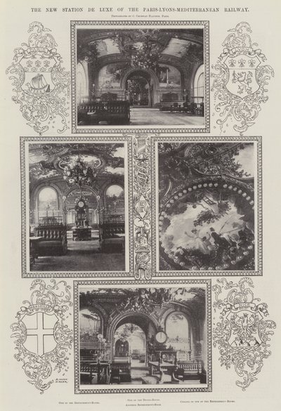 La Nouvelle Gare De Luxe du Chemin de Fer Paris-Lyon-Méditerranée - Alfred Hugh Fisher