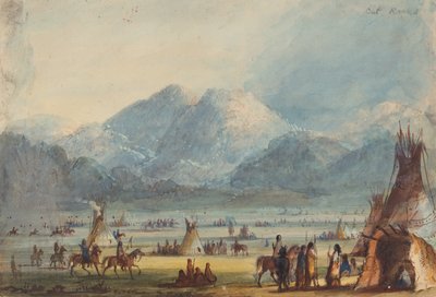 Roches coupées, c.1837 - Alfred Jacob Miller