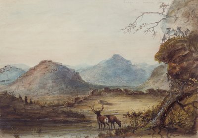 Formations rocheuses près de Sweet Water - Alfred Jacob Miller