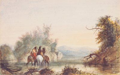 Horse-Shoe Creek, vers 1837 - Alfred Jacob Miller
