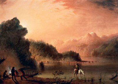 Dans les montagnes Rocheuses, vers 1838 - Alfred Jacob Miller