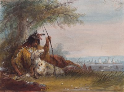 Coureur indien, vers 1837 - Alfred Jacob Miller