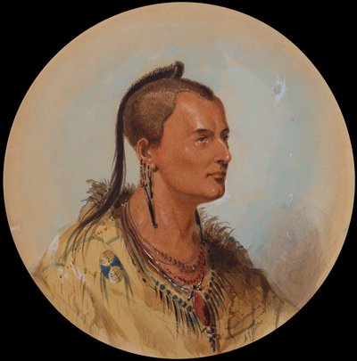 Brave Sioux, c.1837 - Alfred Jacob Miller