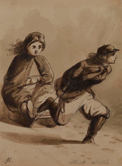 Croquis de rue. La galanterie d