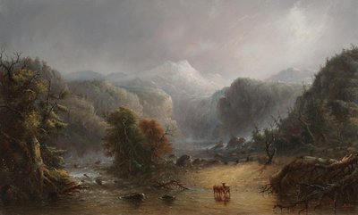 Où les nuages aiment se reposer - Alfred Jacob Miller