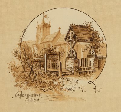 Église de Sandringham, Norfolk - Alfred Johnson