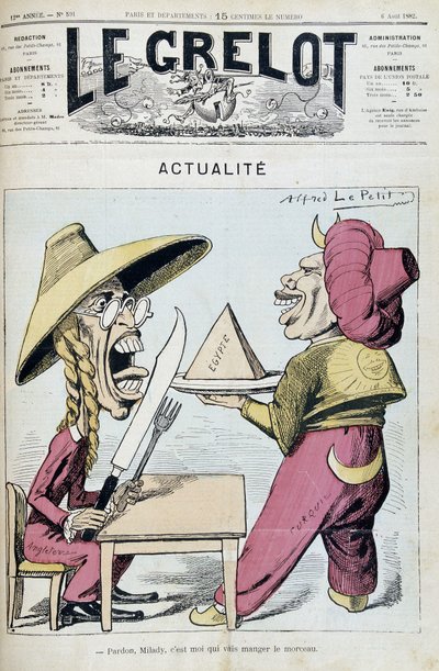 Caricature sur le différend entre la Turquie et l