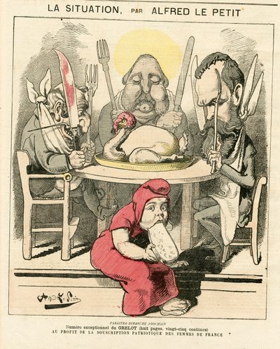 Couverture de « Le Grelot », numéro 47, Satirique en Couleurs - Alfred Le Petit