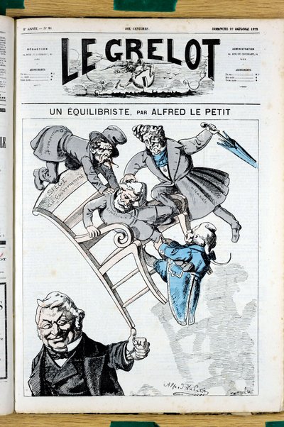 Couverture de "Le Grelot", numéro 81, Satirique en Couleurs - Alfred Le Petit
