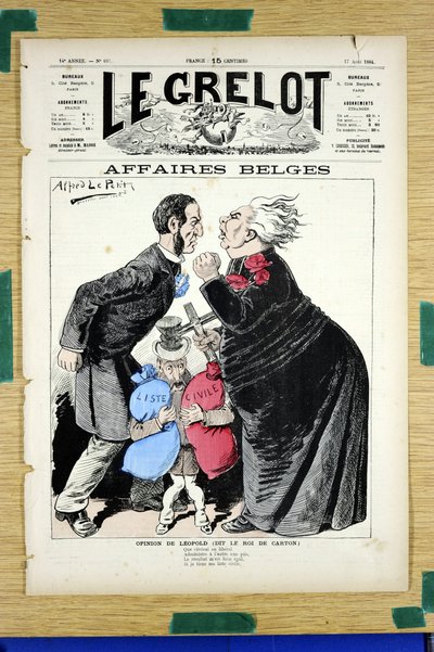Couverture de "Le Grelot", numéro 697, Satirique en Couleurs - Alfred Le Petit