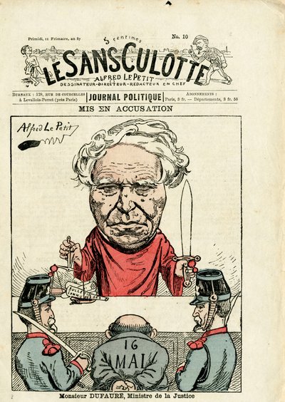 Couverture de "Le Sans-Panlotte", numéro 10, Satirique en Couleurs - Alfred Le Petit