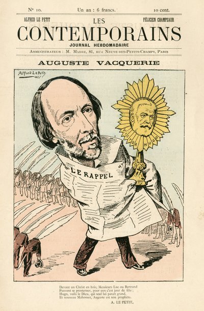 Couverture de "Les Contemporains", numéro 10 - Alfred Le Petit