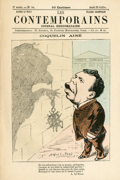 Couverture de « Les Contemporains », numéro 34 - Alfred Le Petit