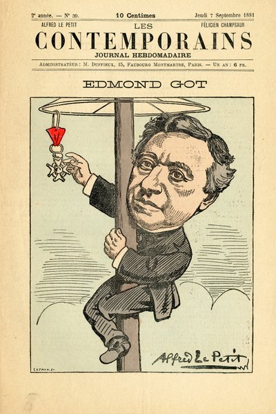 Couverture de "Les Contemporains", numéro 39 - Alfred Le Petit