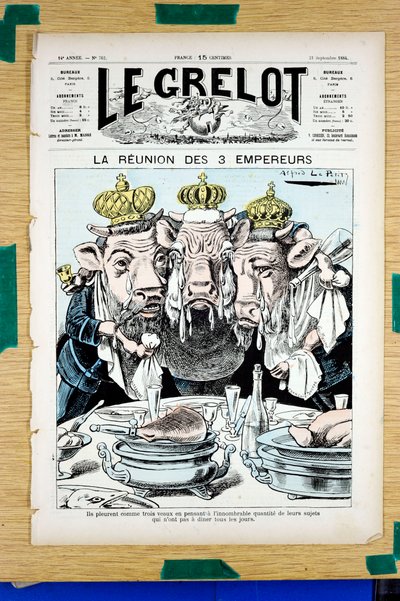 Couverture de "Le Grelot", Satirique en Couleurs - Alfred Le Petit