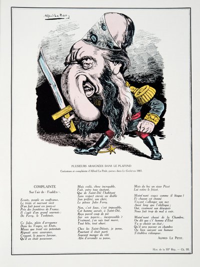 Plusieurs Araignées dans le Plafond, de Histoire de la Troisième République, Vol. I, l