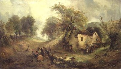 Enfants sur un chemin près d