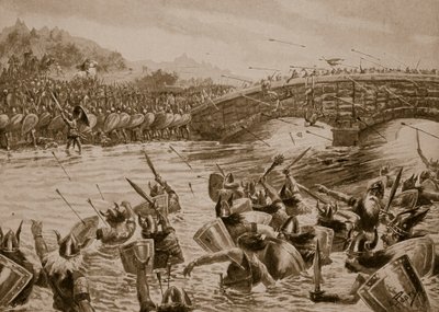 La bataille de Maldon, 991, illustration de 