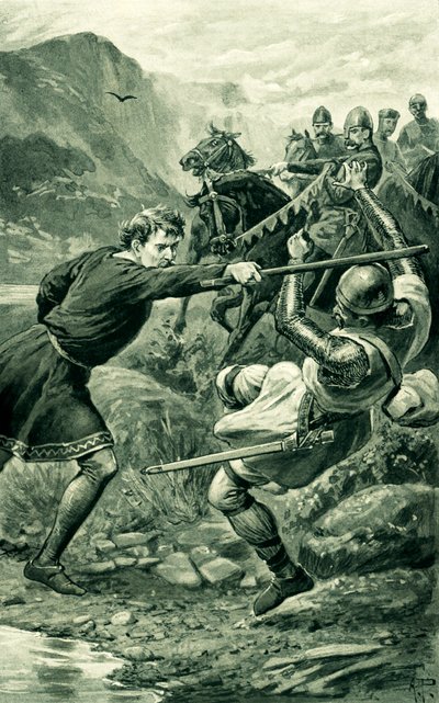 Wallace, attaqué par les partisans de Lord Percy - Alfred Pearse