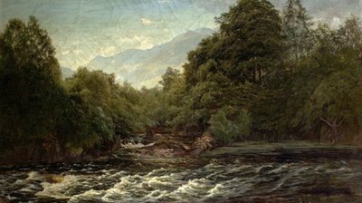 Le Bassin à Saumons (Bassin à Saumons sur le Spean, Écosse) - Alfred Pizzey Newton