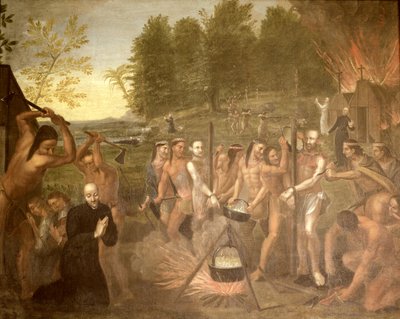 Martyr de trois prêtres jésuites, 1649 - Alfred Pommier