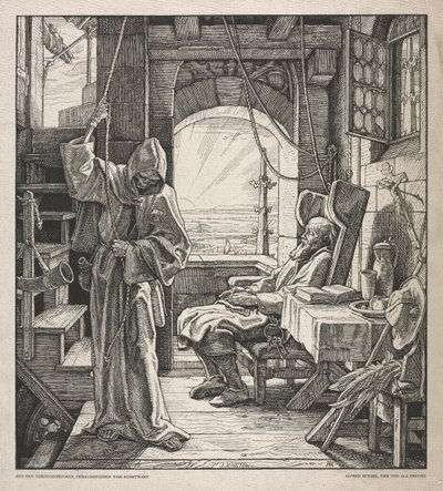 La danse de la mort : La mort comme amie - Alfred Rethel