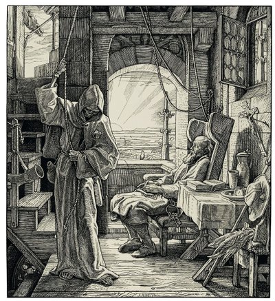 La mort comme un ami, 1851 - Alfred Rethel