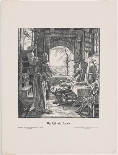 La mort comme amie - Alfred Rethel