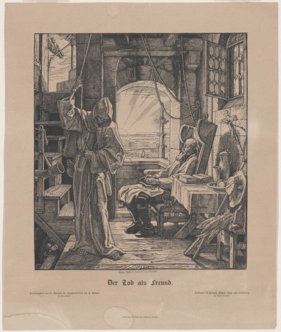 La mort comme amie - Alfred Rethel