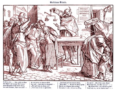 Totentanz 1848 : La mort prouve que tous les hommes sont égaux - Alfred Rethel