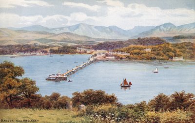 Bangor, depuis Anglesey - Alfred Robert Quinton