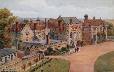 Abbaye de Battle, depuis la porte - Alfred Robert Quinton