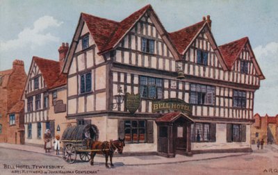 Hôtel Bell, Tewkesbury, chez Abel Fletcher dans John Halifax Gentleman - Alfred Robert Quinton