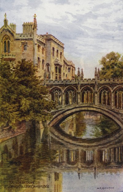 Cambridge : Pont des Soupirs, St John
