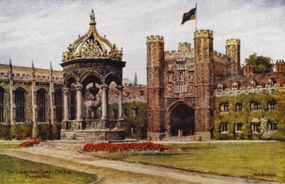 Cambridge : La Grande Cour, Trinity College - Alfred Robert Quinton