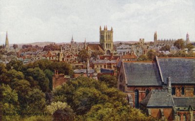 Cambridge, depuis Castle Hill - Alfred Robert Quinton