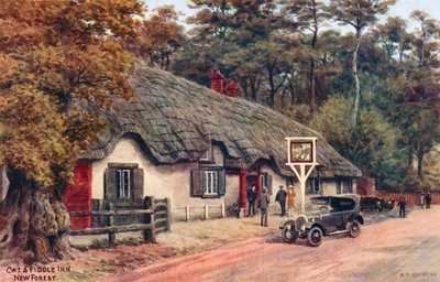 Auberge du Chat et du Violon, New Forest - Alfred Robert Quinton