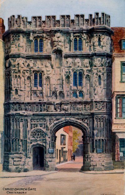 Porte de Christ Church, Canterbury - Alfred Robert Quinton